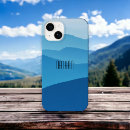 Search for mountain landscape iphone cases Blue