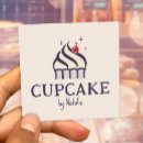 Search for cupcake business cards Homemade