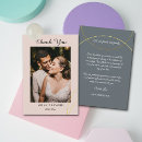 Search for thank you wedding enclosure cards Modern