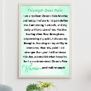 Search for chronic pain posters Warrior