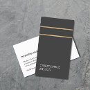 Search for copper and black business cards Modern