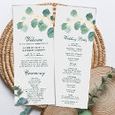 Search for greenery wedding programmes Foliage