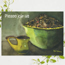 Search for coffee morning invitations Watercolor