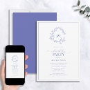 Search for periwinkle birthday invitations Modern