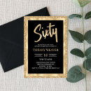 Search for foil 60th birthday invitations Sixty