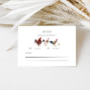 Search for rustic rsvp cards Red