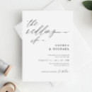 Search for romantic modern wedding invitations Elegant