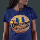Search for barbados flag tshirts Barbadian