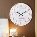 Search for faux marble clocks Luxury