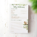 Search for woodland animals baby shower games Baby predictions and advice