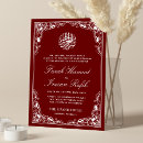 Search for maroon white wedding invitations Bismillah