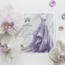 Search for silver and purple napkins Glitter