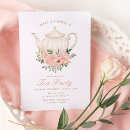 Search for english tea party invitations Elegant sophisticated