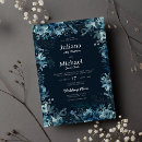 Search for indigo wedding invitations Botanical