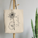 Search for wildflowers tote bags Minimalist