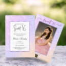 Search for pastel sweet 16 invitations Modern sweet sixteen