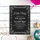 Search for formal baby shower invitations Simple