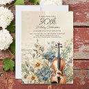 Search for violin invitations Vintage