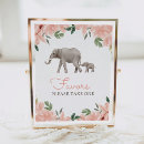 Search for elephant baby shower decoration posters Floral