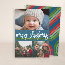 Search for on striped christmas cards Family