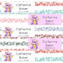 Search for name kids labels Purple