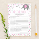 Search for pink elephant baby shower games Animals