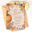 Search for pumpkin spice and everything nice invitations Mother to be