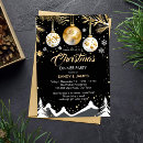 Search for black christmas invitations Watercolor