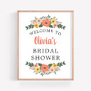 Search for watercolored floral flowers bridal shower gifts Bride to be