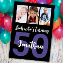 Search for for him 50th birthday invitations Unique