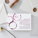 Search for wine stain invitations Rustic