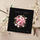 Search for pink flower save the dates Minimalist