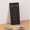 Search for black and gold dinner menus Modern