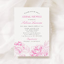 Search for fuchsia bridal shower invitations Floral
