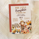 Search for pumpkin farm birthday invitations Scarecrow