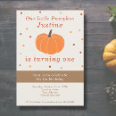Search for halloween 1st birthday invitations Orange