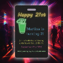 Search for club party invitations Neon