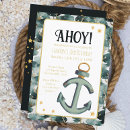 Search for nautical invitations Navy blue