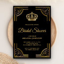 Search for crown bridal shower invitations Elegant