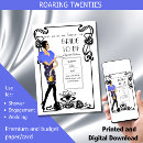 Search for roaring 20s bridal shower invitations Flapper