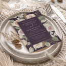 Search for eggplant wedding invitations Dark purple