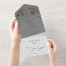 Search for send off invitations Modern folded marriage