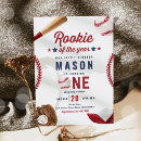 Search for rookie of the year birthday invitations Little slugger birthday