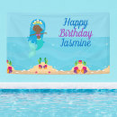 Search for mermaid birthday banners Kids birthday party