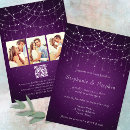 Search for royal purple invitations Glam