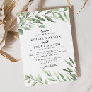 Search for simple greenery wedding invitations Leaves