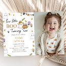 Search for our little boo is turning two birthday invitations October