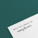 Search for this book belongs to rubber stamps Simple