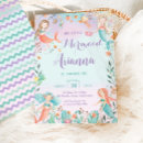 Search for rainbow fish invitations A sweet little mermaid