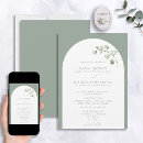 Search for arch wedding invitations Watercolor